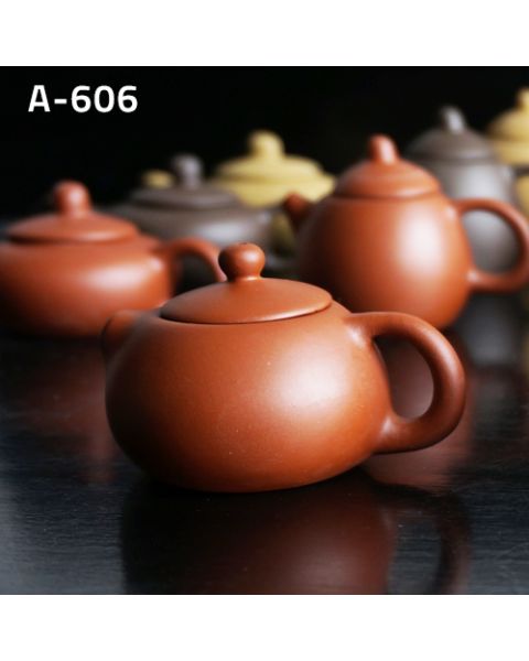Mini Shi Piao Shape Teapot teapot, red clay
