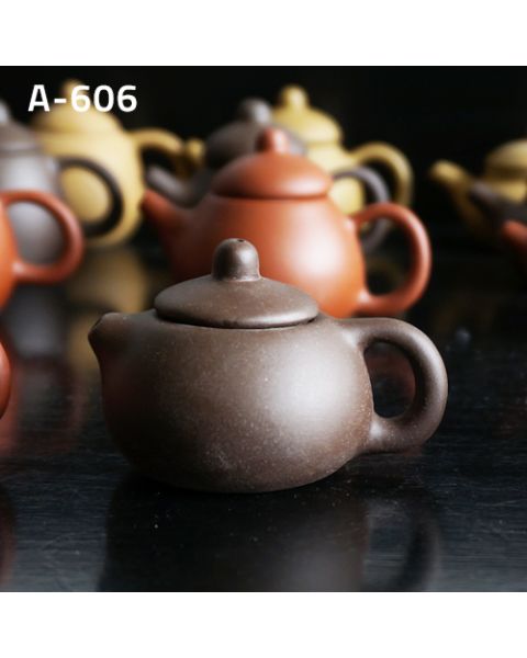 Mini Shi Piao Shape Teapot teapot, black clay