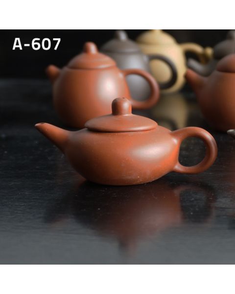 Mini Hehuan Shape Teapot teapot, red clay