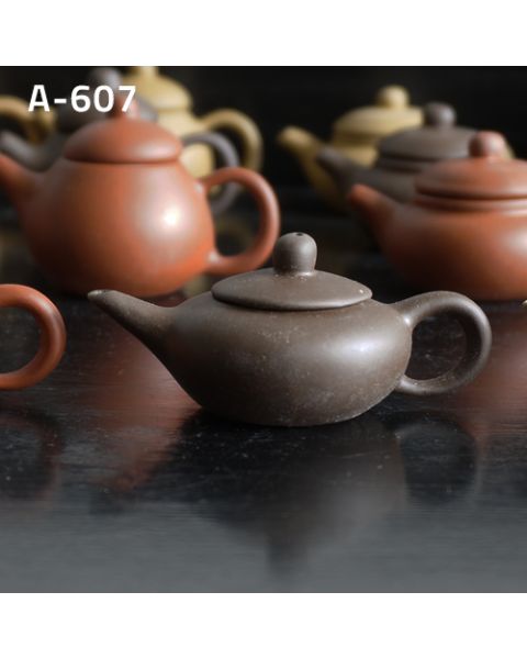 Mini Hehuan Shape Teapot teapot, black clay