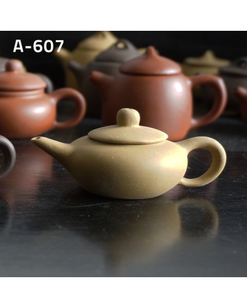 Mini Hehuan Shape Teapot teapot, yellow clay