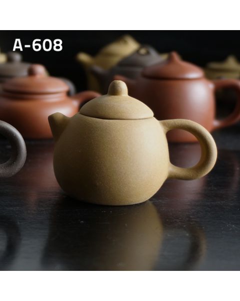 Mini Long Dan (Dragon's Egg) teapot, yellow clay, beauty